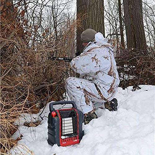 Mr-Heater-MH-F232000-Portable-Buddy-9000-BTU-Propane-Gas-Radiant-Heater-with-Piezo-Igniter-for-Outdoor-Camping-Job-Site-Hunting-and-Tailgates-Red-2-Pack