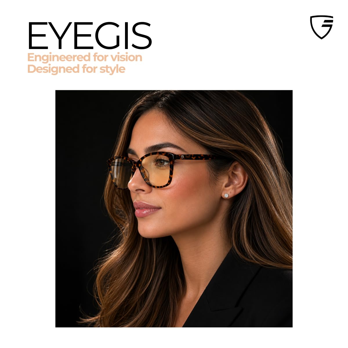 Louvre – Lunette Anti Lumiere Bleue Femme | Lunettes Œil de Chat Rétro pour Ecran Ordinateur Femme | Ecaille - Verres Serenity