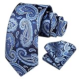 Bindungsbreite: 8,5 cm (3,4 Zoll); Bindungslange: 150 cm (59 Zoll); Taschentuchgrobe: 25 cm x 25 cm (10 Zoll x 10 Zoll); Kunsthandwerk: Jacquard-Krawatte; Paket enthalten: Krawatte und Taschentuch