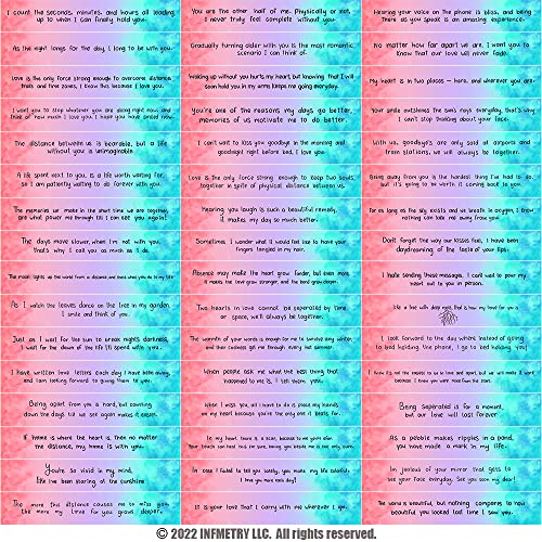 Image of INFMETRY Love Notes in Capsules (Light Blue, 50pcs)