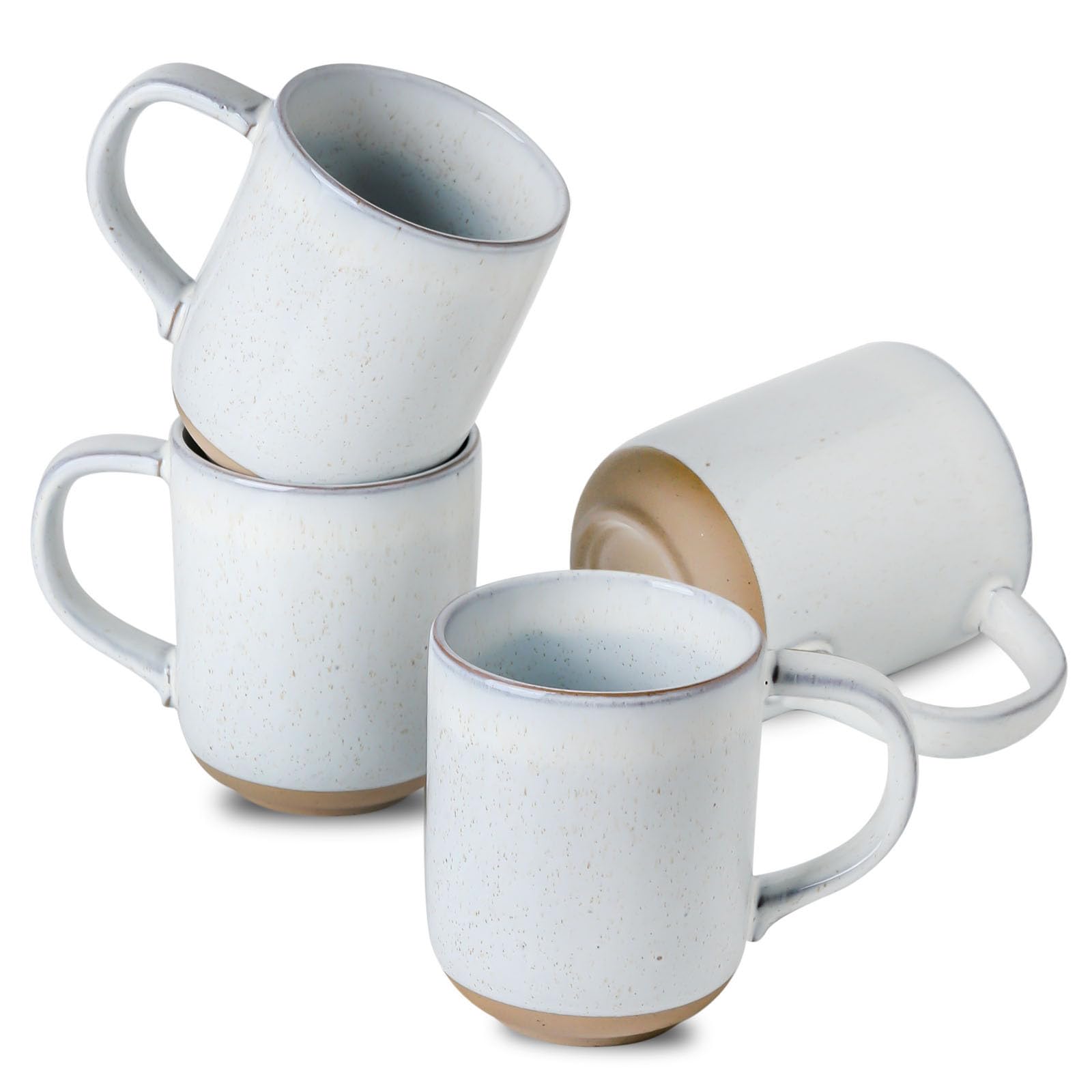 Tikooere Coffee Mugs Set of 4 Ceramic 13 OZ Coffee Mugs with Big Handle Stoneware Large Tea Cups