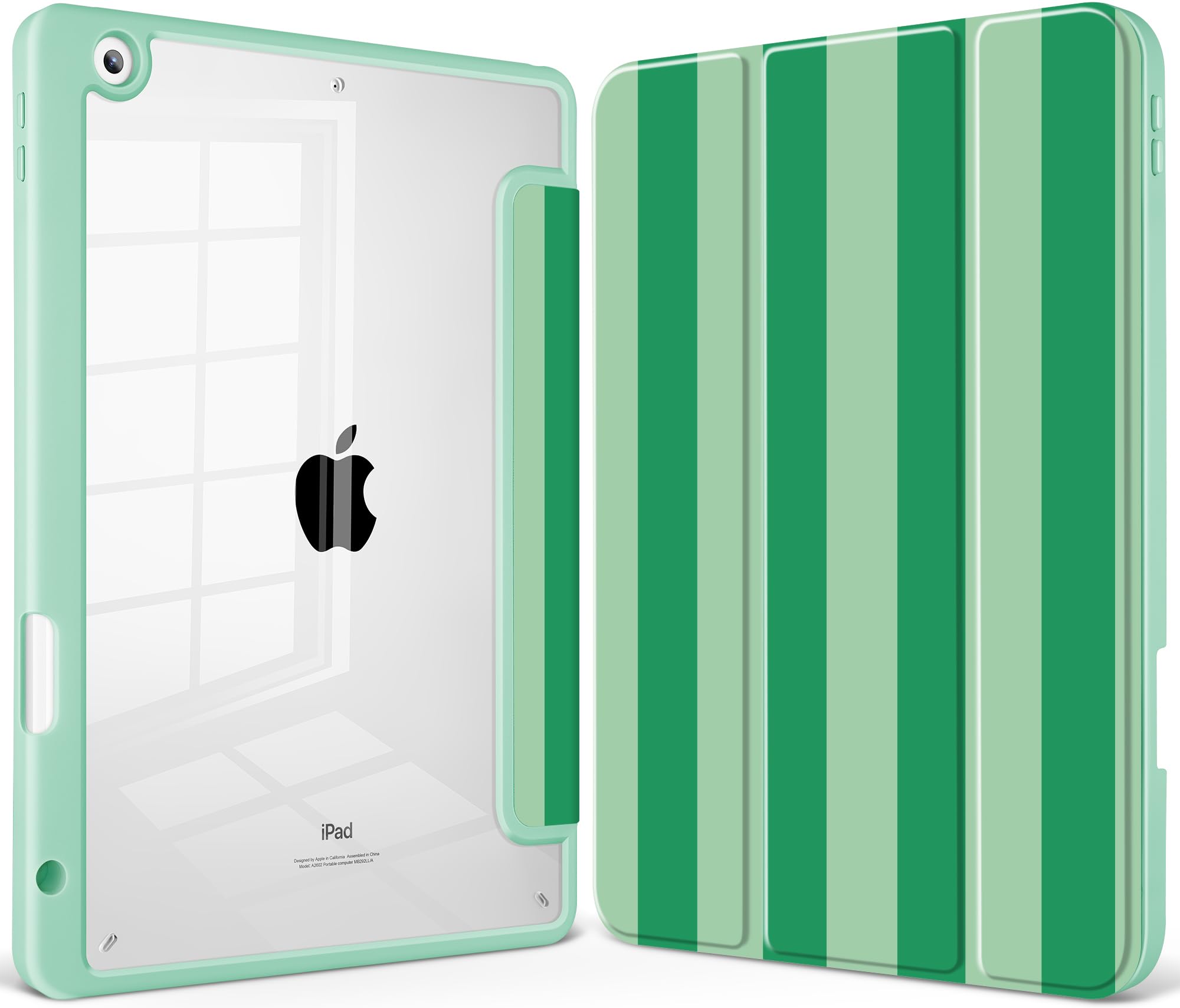 May Chen Custodia per iPad di 9a/8a/7a generazione da 10,2" - Nuove strisce