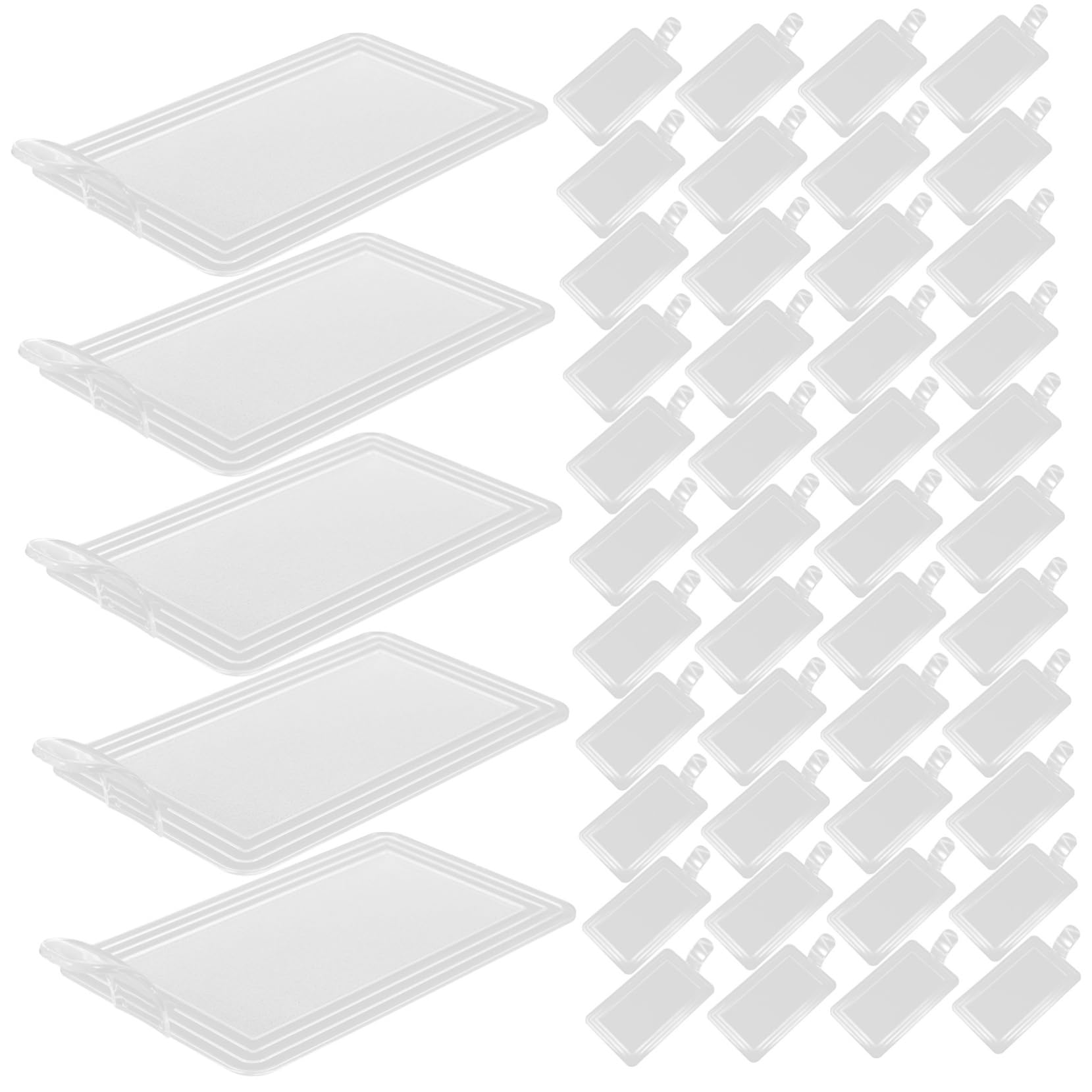 HEALLILY 100pcs Cake Bottom Baking Base Birthday Cake Boards Thicken Cake Boards Party Accessories Cake Displaying Tray Cake Dessert Board with Handle Reusable Cake Boards Plastic