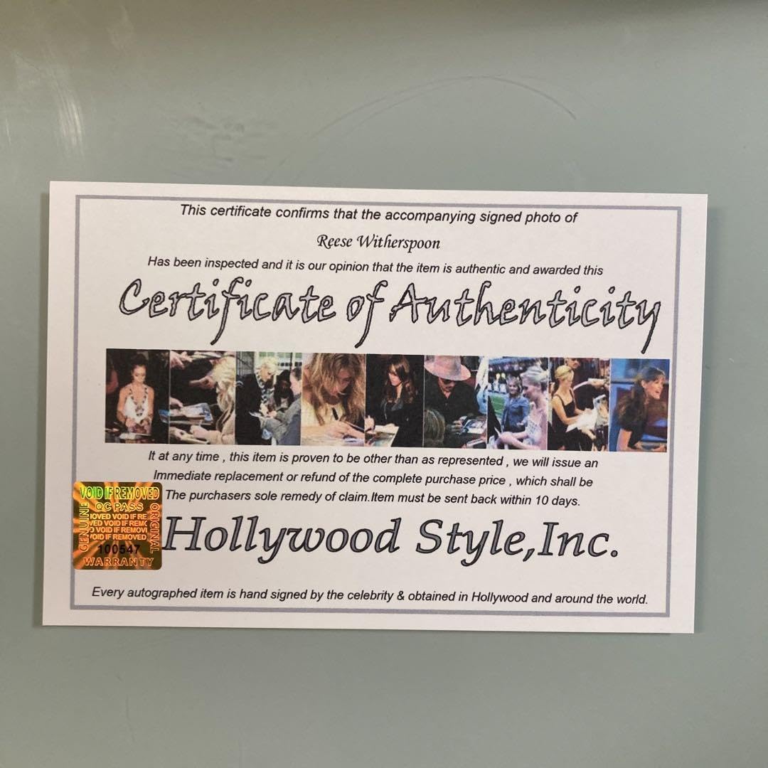 Amazon.co.jp: リース ウィザースプーン直筆サイン入り超大型写真  