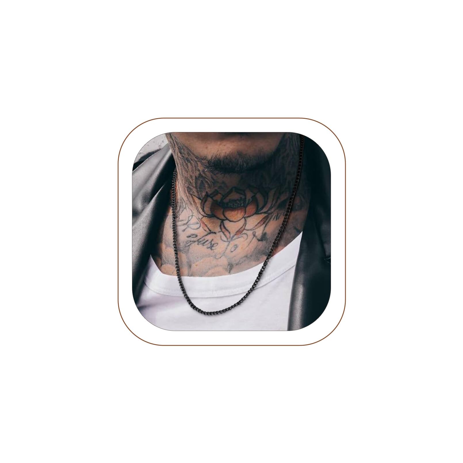 ChainsHouse Miami Cuban Link Chain Necklace for Men Women Waterproof