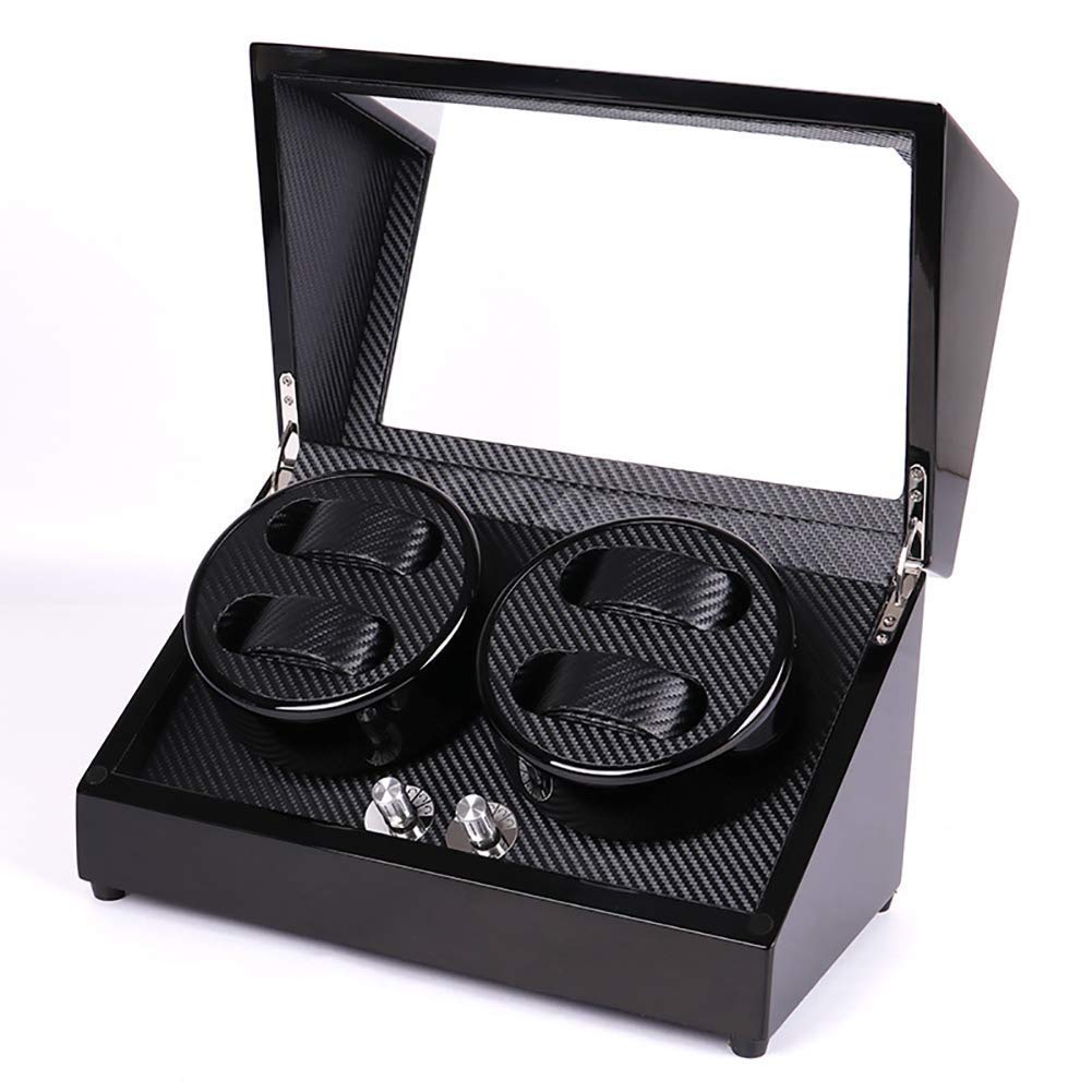 OLSKFUH Watch Winder Box For Automatic Watches With Storages And Quiet Rotation Modes Watch Winder Collector 2 Watch Winder Storage Case With Quiet Motor Large Capacity,