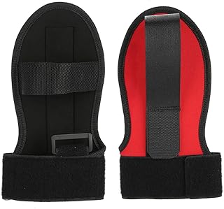 Luva Fixa para Treinamento de Reabilitação, Luva de Dedo Preto Luvas Fixas Auxiliares para Equipamento de Treinamento de Reabilitação Mão Punho (luvas tipo velcro)