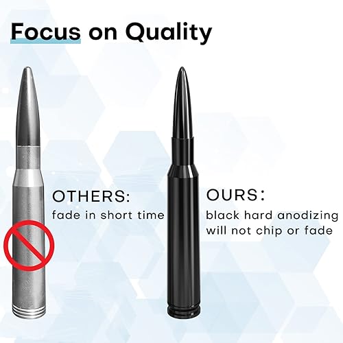 Miniatura 3 de Antena de camión de coche para Dodge Ram 1500 2012-2023 - Reemplazo de antena corta para accesorios de camión Dodge Ram 1500