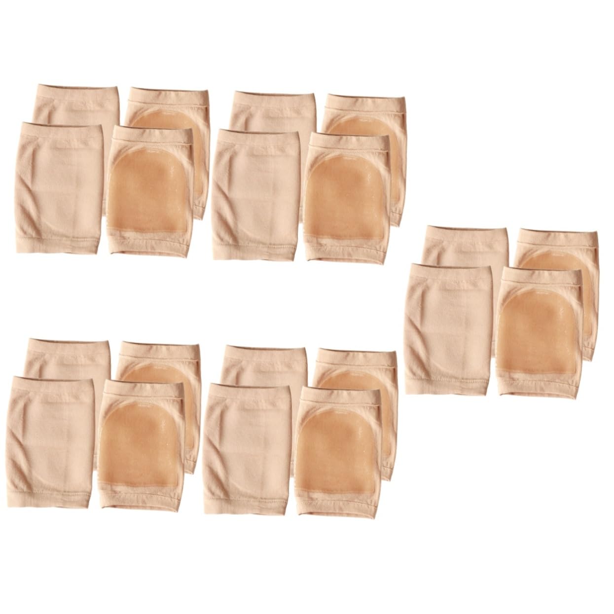 MOLUCKFU 5sets Ankle Sleeve Heel Moisturized Cover for Plantar Comfortable Outdoor Heel Protective Cover for Women Men 2pairs*5