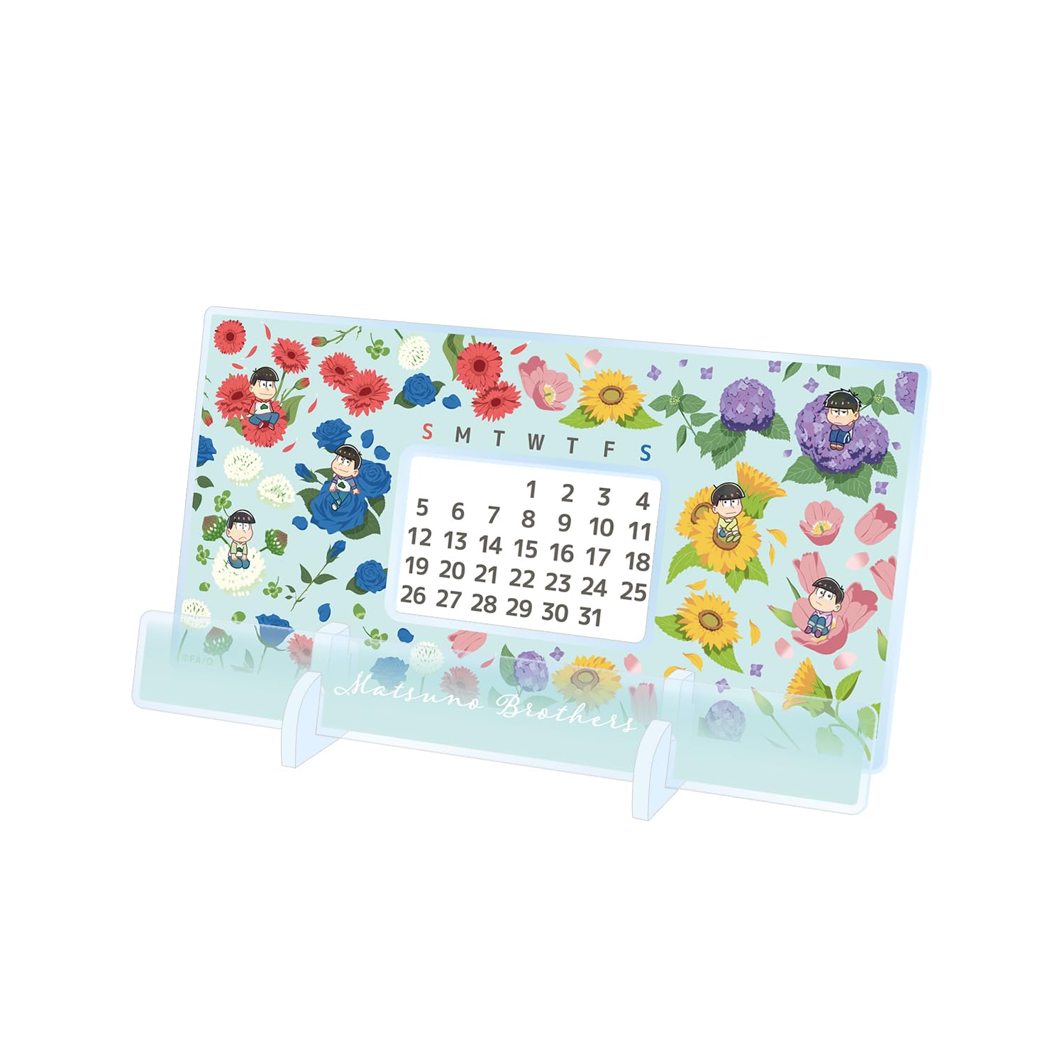 Amazon.co.jp: おそ松さん 集合 Botania 卓上アクリル万年