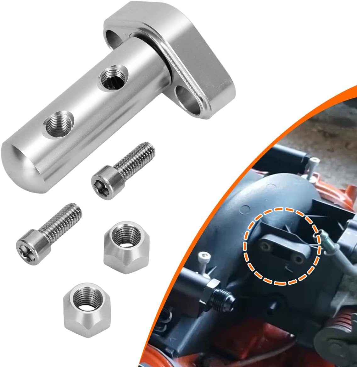 Aluminum Double Stud Throttle Cable Bracket For GM Throttle Body with 3" Linkage Cam