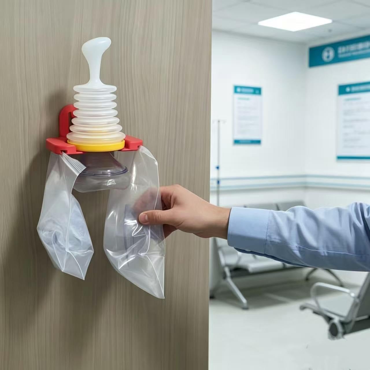 Wall Mount Kit for Choking Rescue Device,Wall Mount for Anti Choking Device, Quick Access, Space-Saving, Easy to Install(Device not Included) (B)