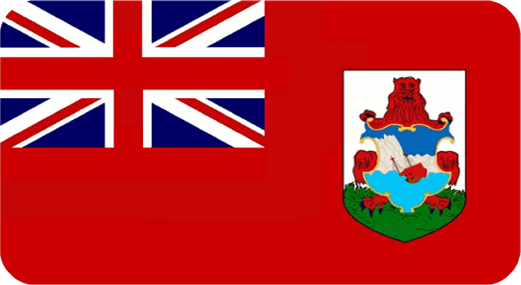Pj4u Multicolor Bermuda British Island Rectangle Fridge Magnet Fantastic Souvenir