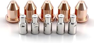 770496 770723 Electrode Tip for Hobart Airforce 250ci 500i Plasma Torch | 10Pcs Plasma Consumables Kit Fits HP-25 & HP-50 Torch for Hobart Airforce 250ci/500i Plasma Cutter