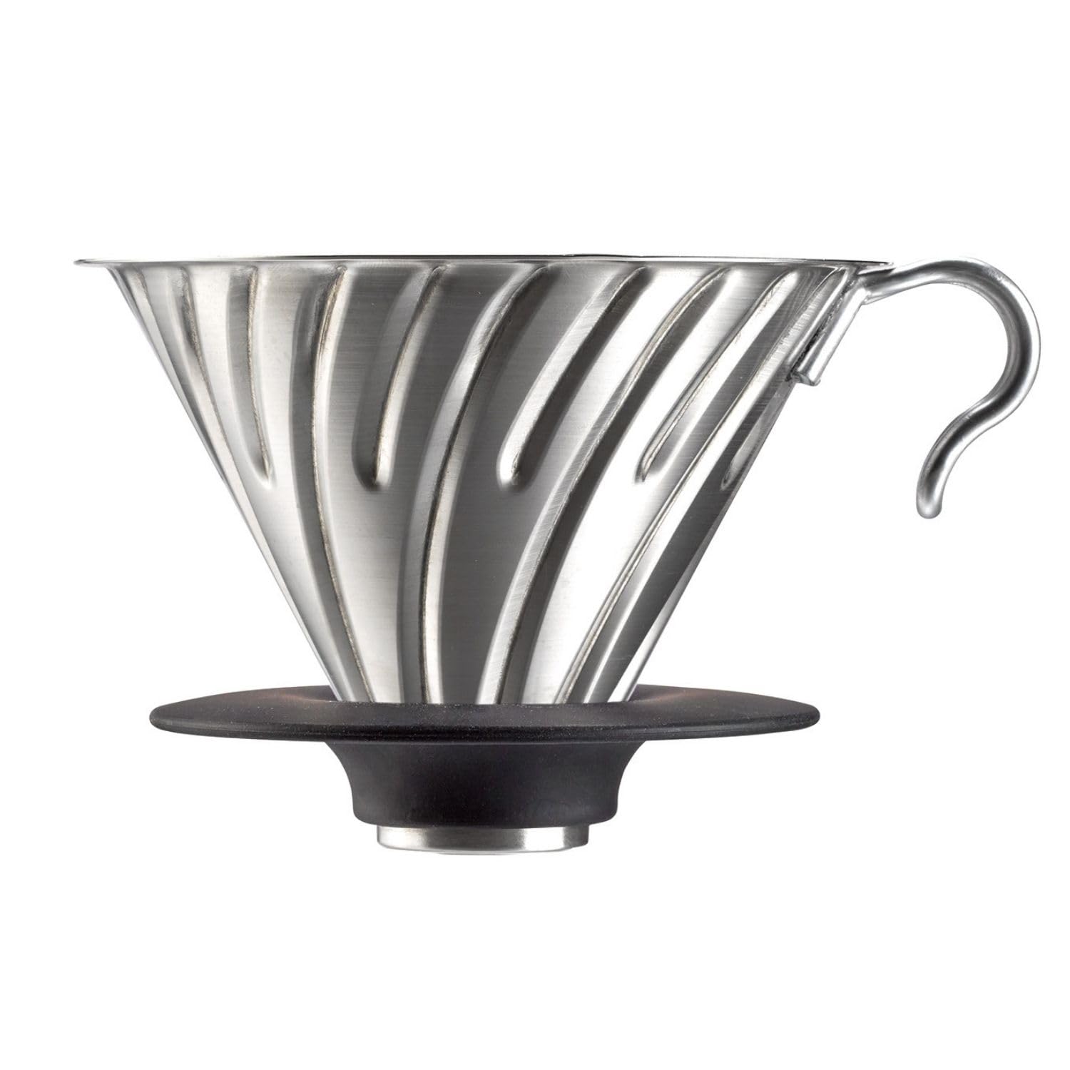 Amazon｜HARIO(ハリオ) V60メタルドリッパー 食洗機対応 シルバー 1-4