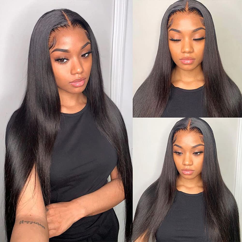 Brazilian Virgin Hair Extensions 3 Bundles 18-22 Inch Straight Human Hair Amazon.com : 18 20 22 Inch 3 Bundles Human Hair Straight 12A  main image 2