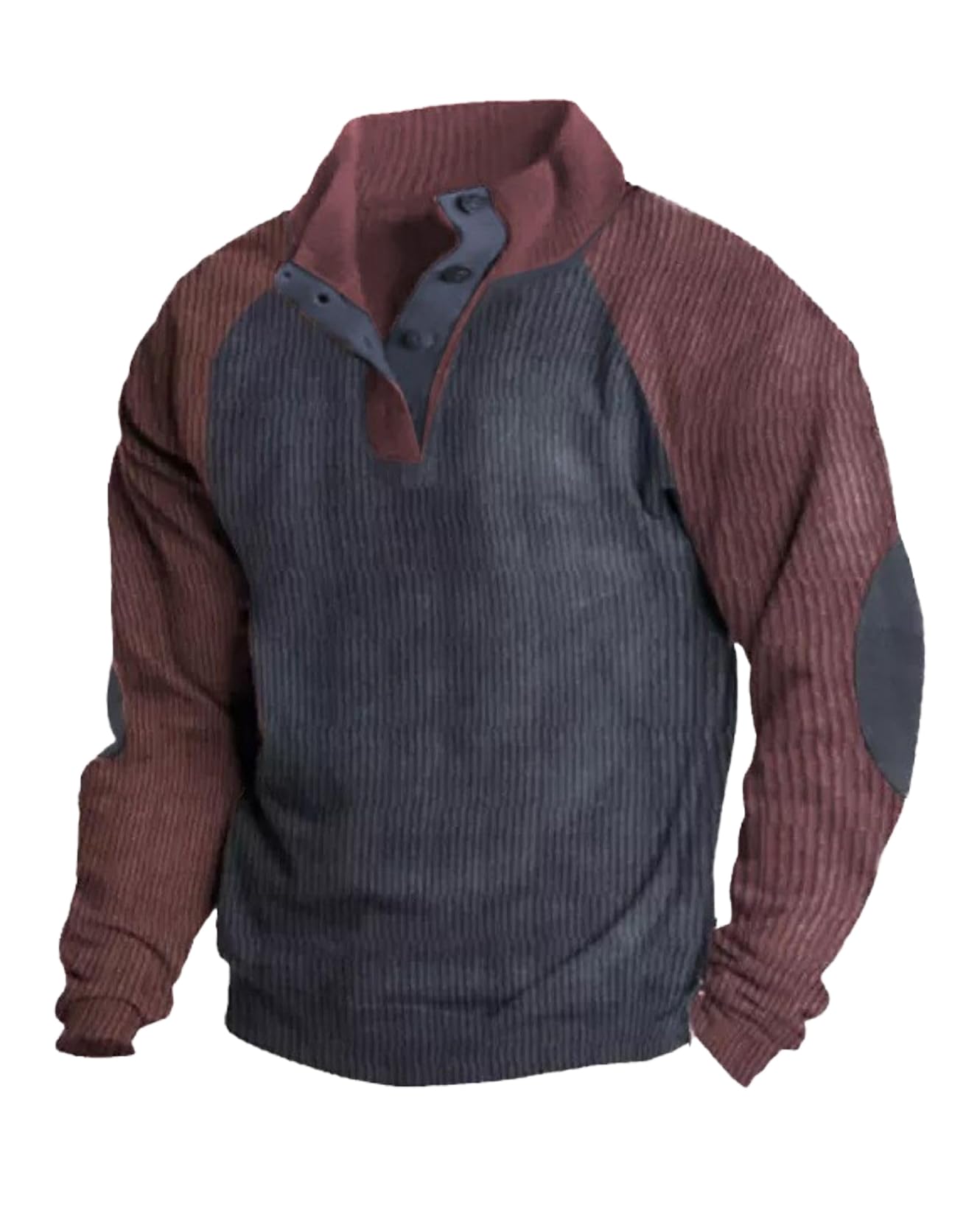 Western Sweatshirts for Men Aztec Retro Pullover Quarter Zip Sweatshirt Mens Stitching Color Fleece Sweatshirt