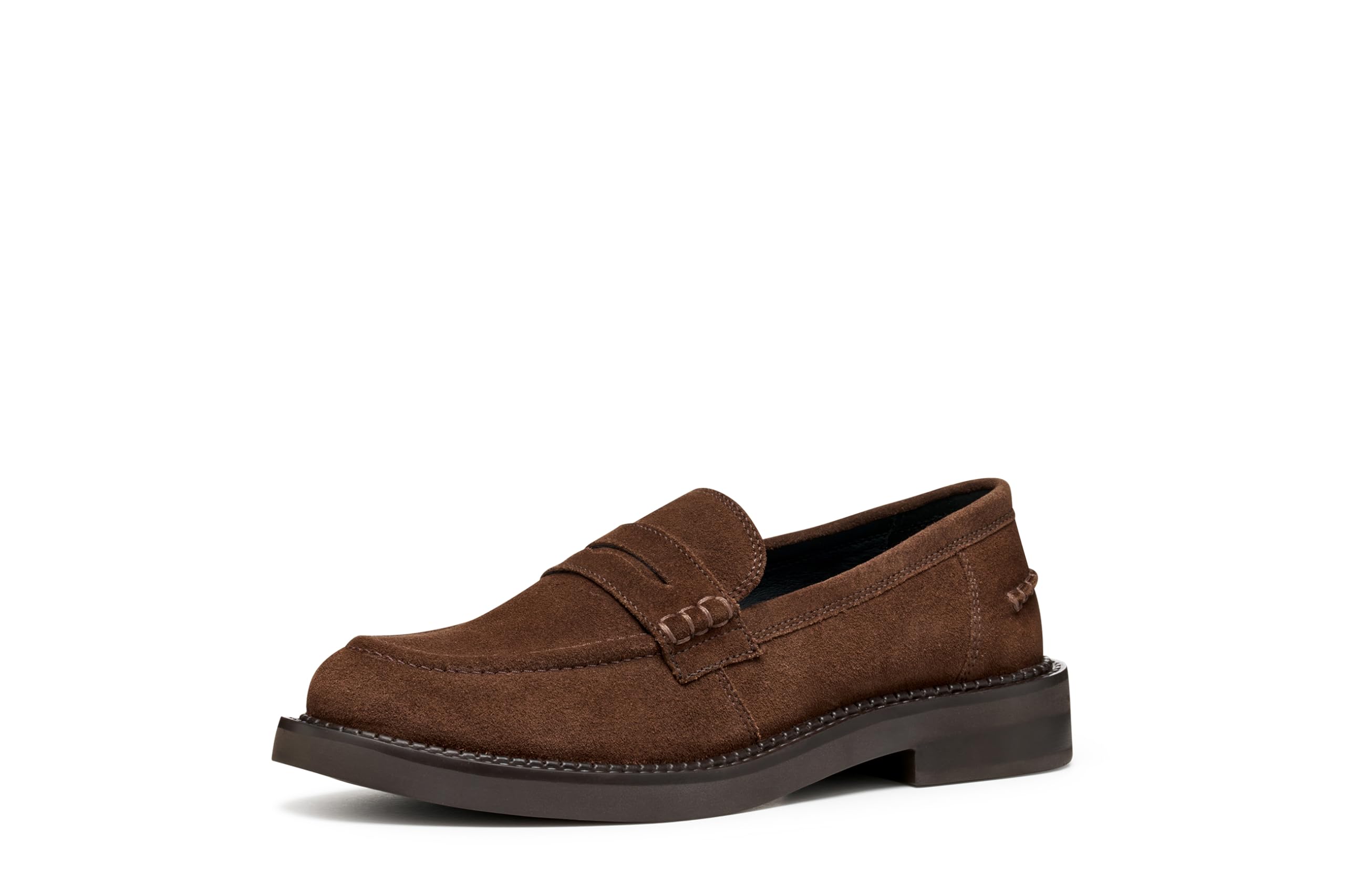 Geox Womens Dserilda Loafer, Brown, 3 UK