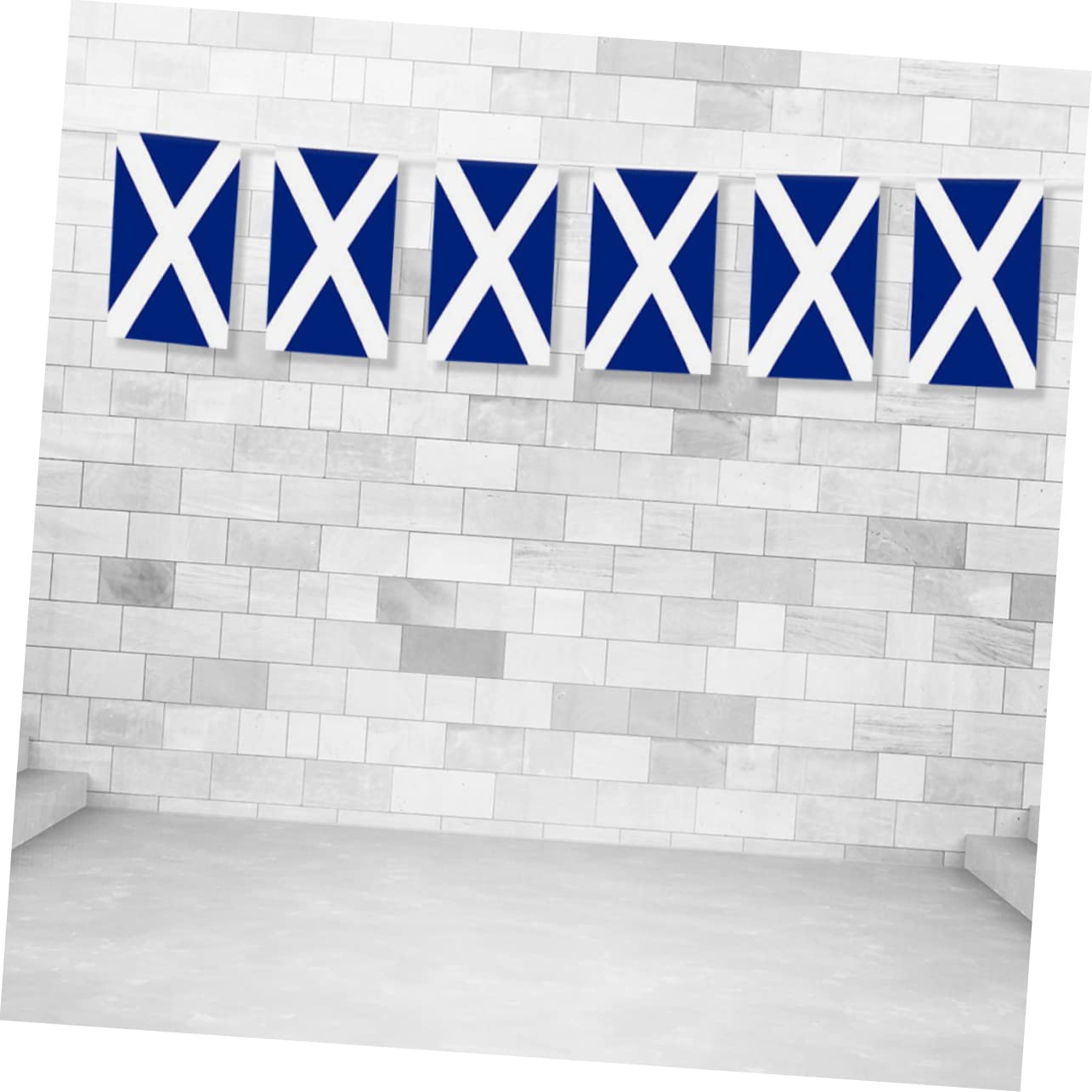 MAGICLULU 4 Set Di Bandiere Scozzesi Con Festoni Decorazioni Per Feste Allaperto Bandiere A Corda Appese Striscioni 2 Pezzi * 4