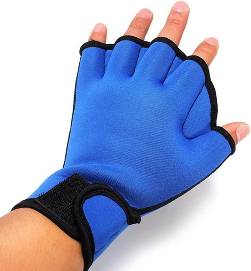 Eioflia Swimming Hand Paddles,Swim Gloves Aquatic Fitness Water Resistance Aqua Fit Workout Fitness Aquatic Gloves for Helping Upper Body Resistance for Men Women Youth : Sports & Outdoors