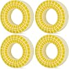 2.2 tire Inserts,4PCS 2.2 Tires Silicone Rubber Insert Foam Waterproof for 132-134mm 5.25 OD 2.2 Tires Yellow