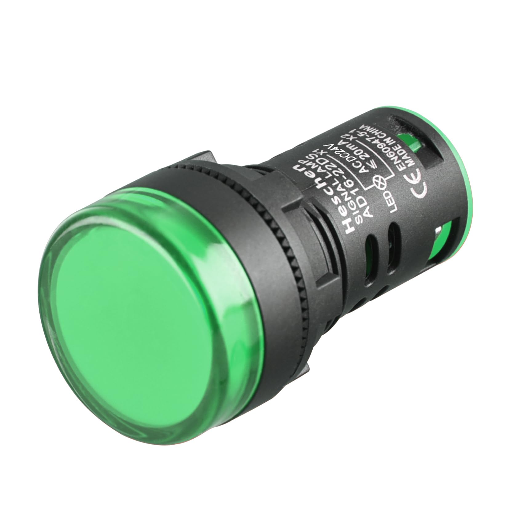 Heschen AD16-22D/S Kontrollleuchte 22 Mm – 3 Farben (rot/grün/gelb), 24V DC 20mA, IP65