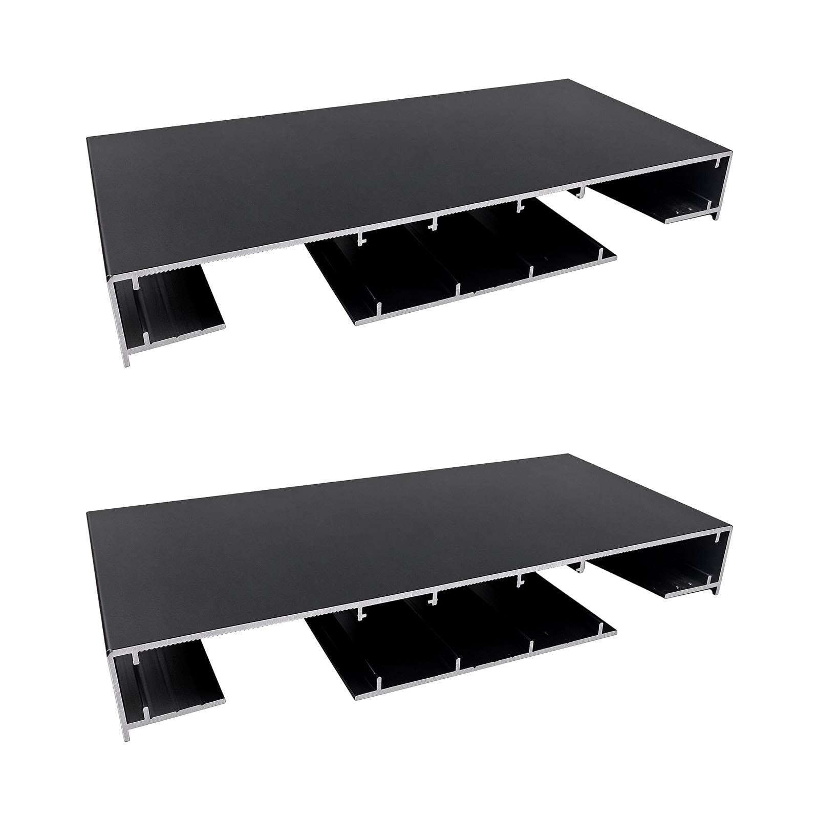 2 szt. czarna osłona ściany balustrady, grubość ściany 14-30 cm