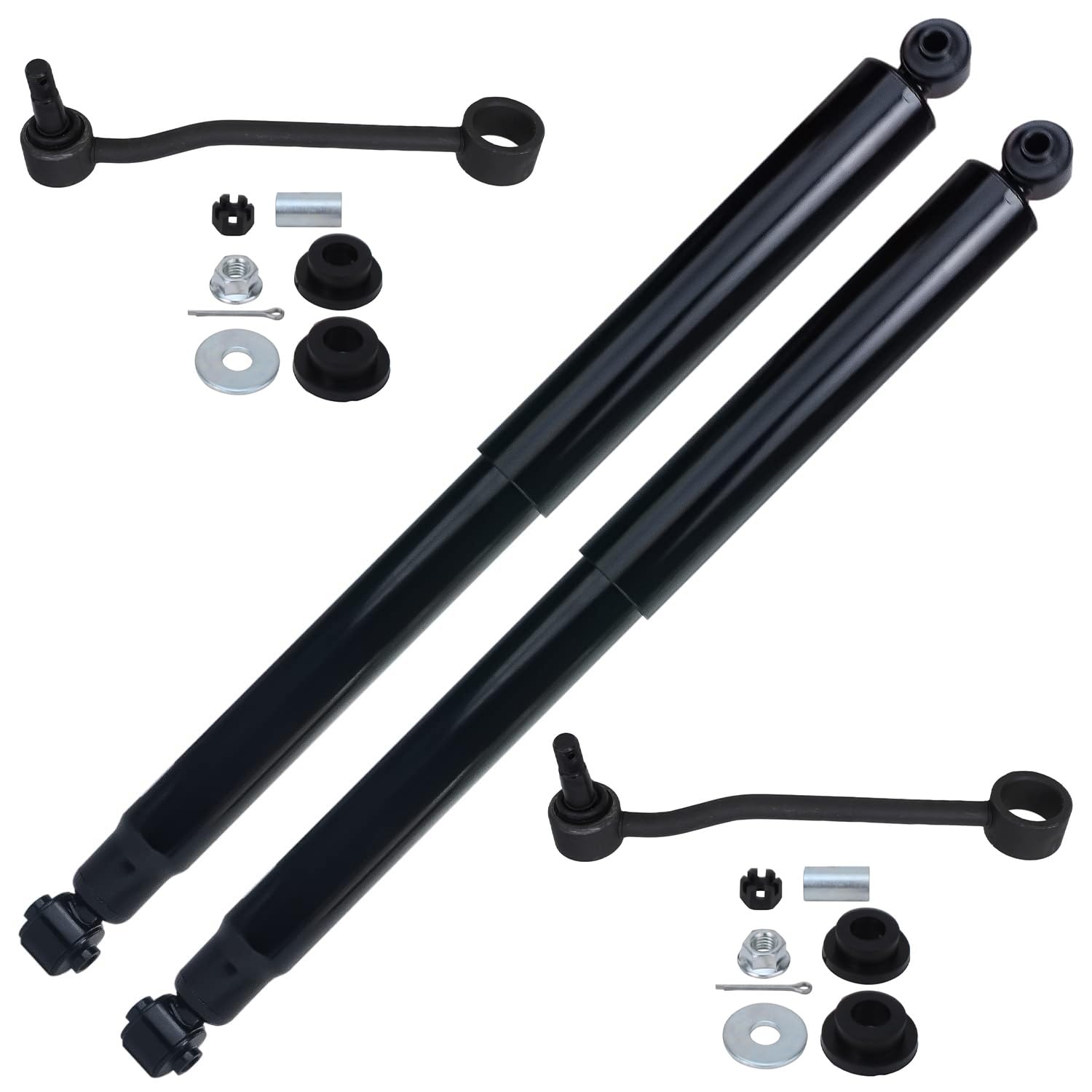 Detroit Axle - 4WD Rear Shocks Kit for 1998-2003 Dodge Durango 4x4