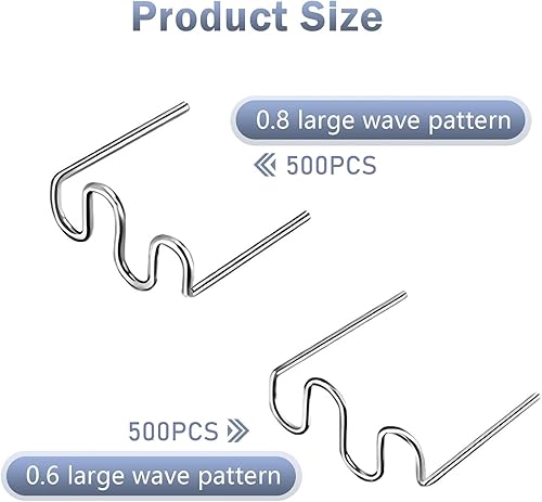 Vista 2 de 1000 varillas de soldadura, grapas calientes para máquina de reparación, grapas de soldadura de plástico para reparación de parachoques