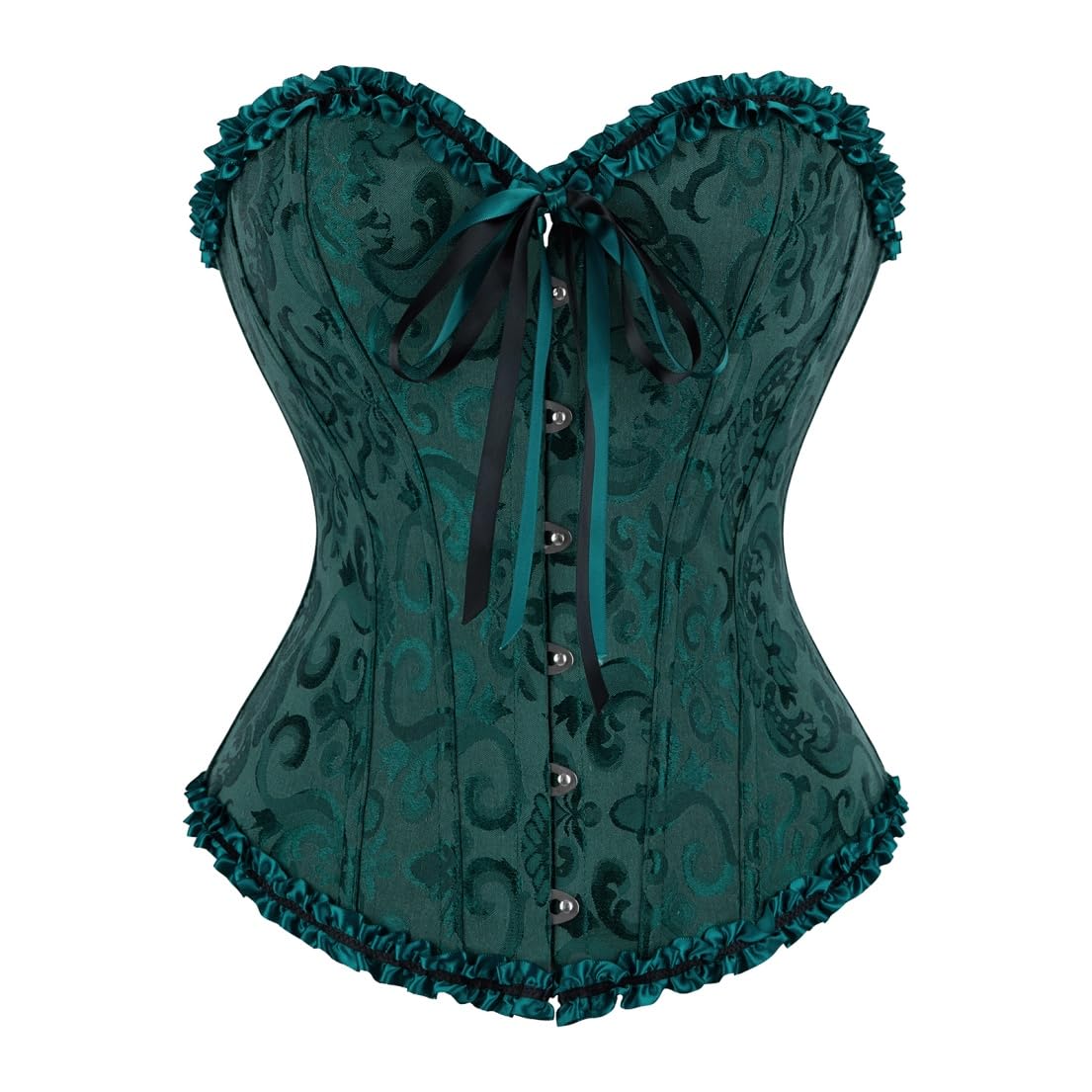 frawirshau Women's Overbust Costume Corset Renaissance Victorian