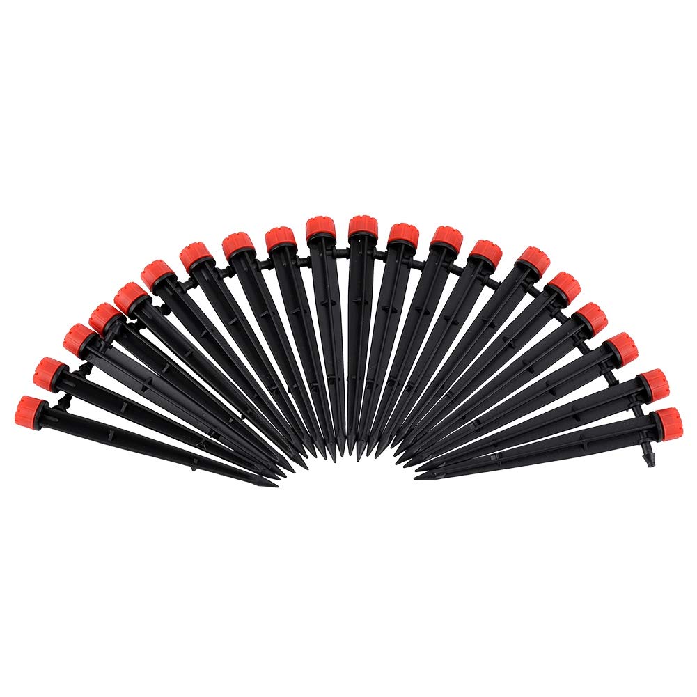 Dioche Kit de riego por goteo, sistema de riego automático con gotero automático y resistente, material ABS