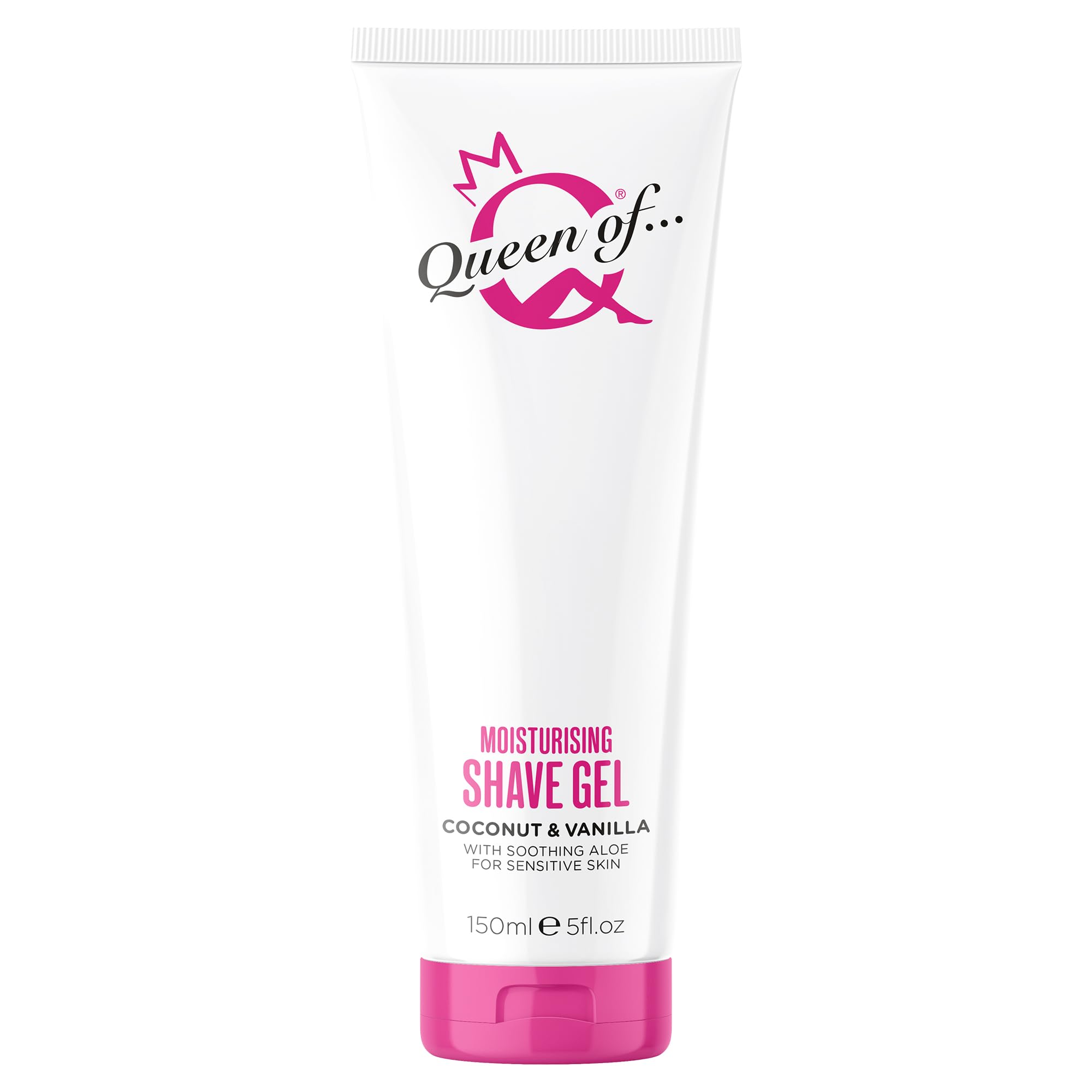 Queen of Ooh la la! Sensitive Moisturising Coconut and Vanilla Shaving Gel For Women 150ml