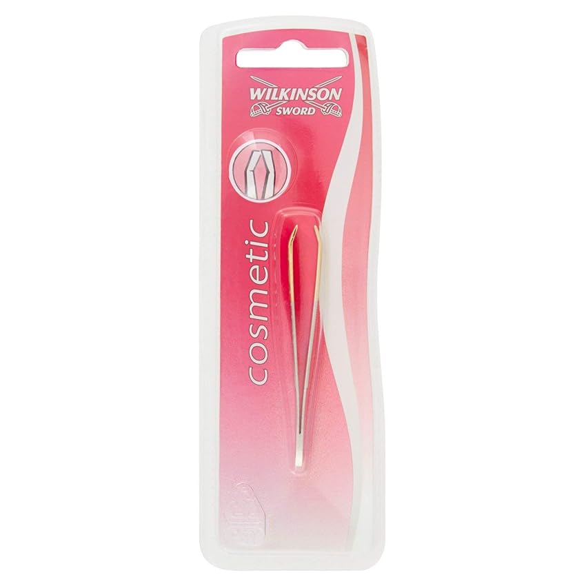 Immagine del prodotto Wilkinson Sword Pinzette curve con punte dorate, confezione da 1