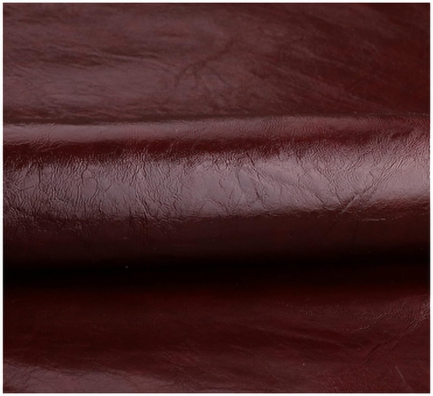 Leatherette Faux Leather Fabric by The Yard for Upholstery Chairs Sofas Sewing Car Bags DIY Crafts 138 Cm Wide Sold by The Meter(Color:Deep Burgundy)