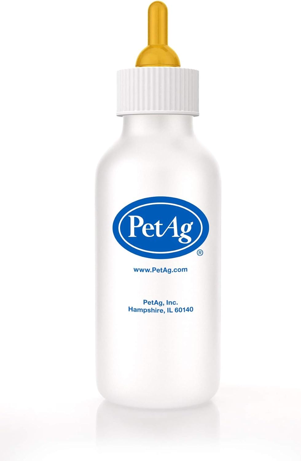 PetAg Nurser Bottle 2 oz Promotes the Natural Feeding of Liquids Designed