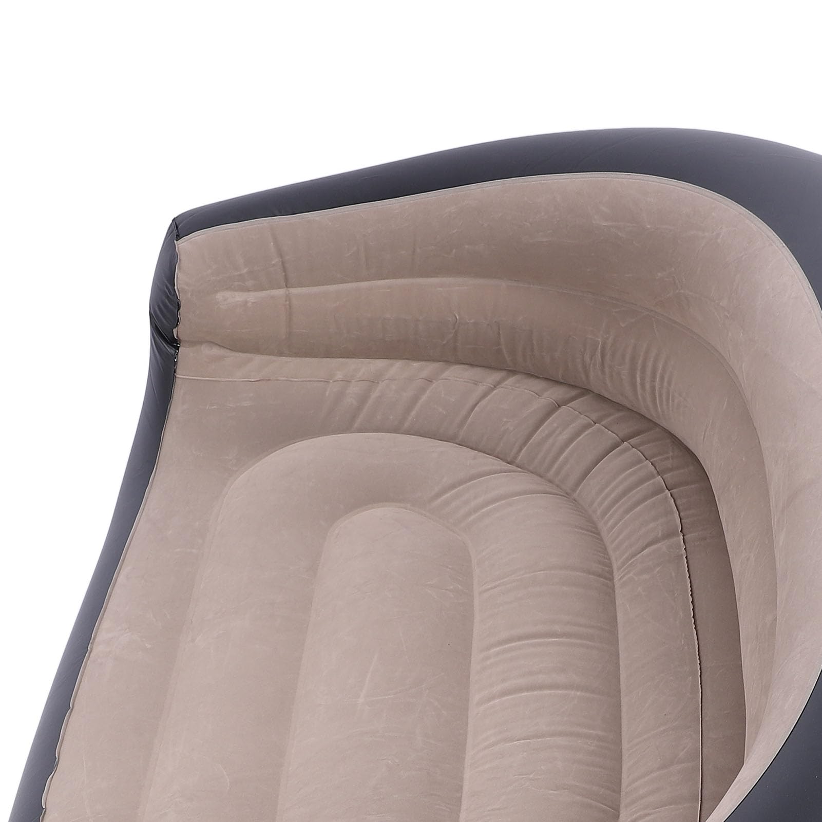 Silla de Salón de Dos Plazas Flodable Soplado para Adultos, sofá Inflable, Cómodo sofá de Aire Portátil con Parches de Reparación de 2 Piezas para Sala de Estar, Patio Trasero, Campamento (BLUE)