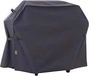 F&J Outdoors Grill Cover, Waterproof Anti-UV for 3-Burner Liquid Propane Gas BBQ,53Wx27Dx43H in,Grey