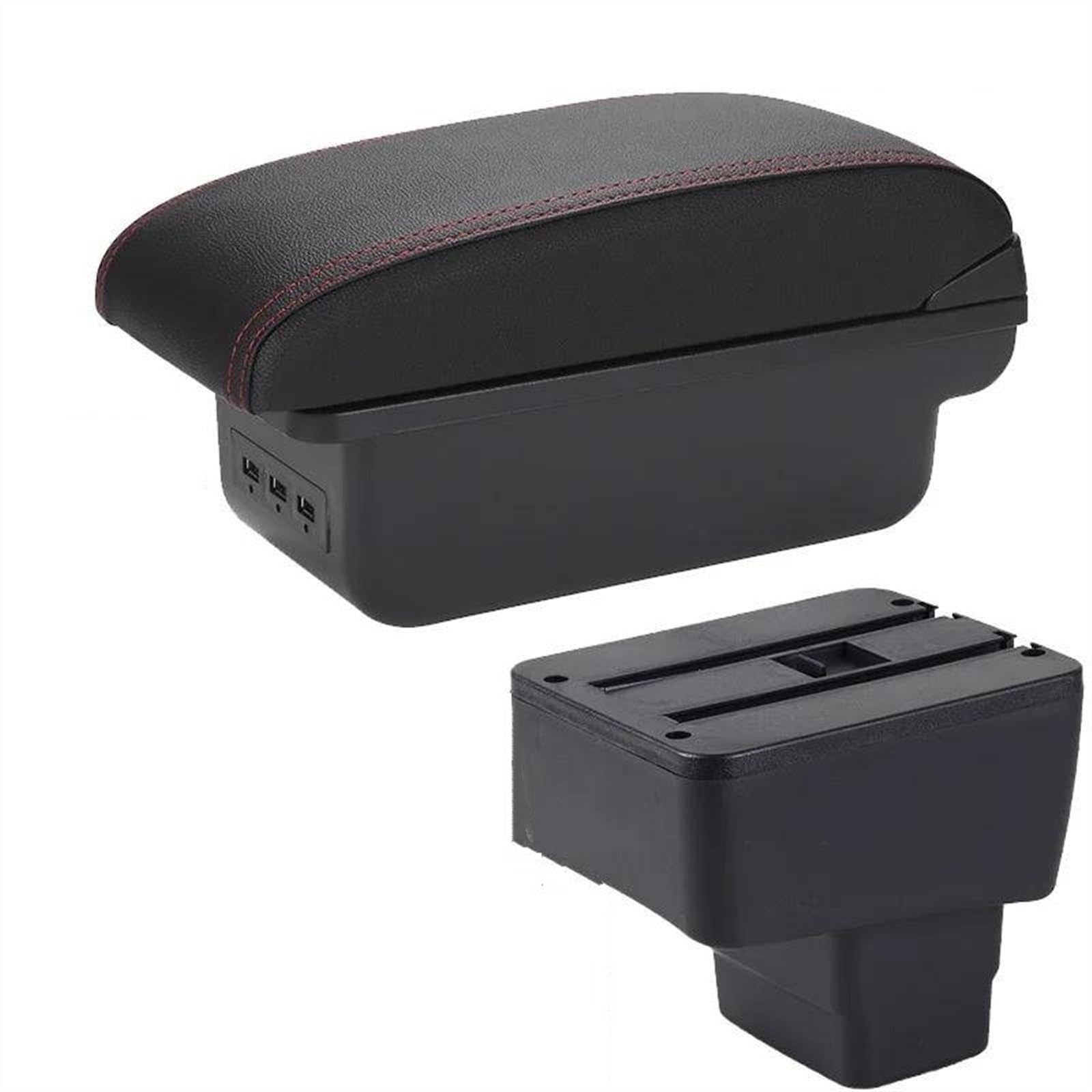 Hjkdsz Type A For Mazda 2 For Skyactiv Version Cx3 Car Centre Console Armrest Box Storage Interior Parts Dedicated Retrofit(Type A)