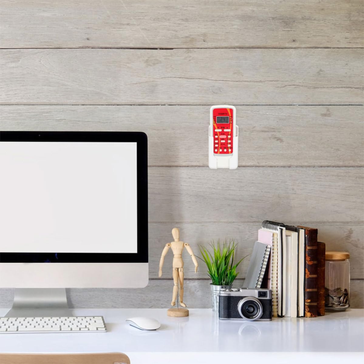 Cabilock 15 Pezzi Porta Telecomando da Muro Adesivo Bianco in Plastica per | Organizzatore Salvaspazio Fissaggio senza Fori, Design Multifunzione, Adatto per Casa e Hotel