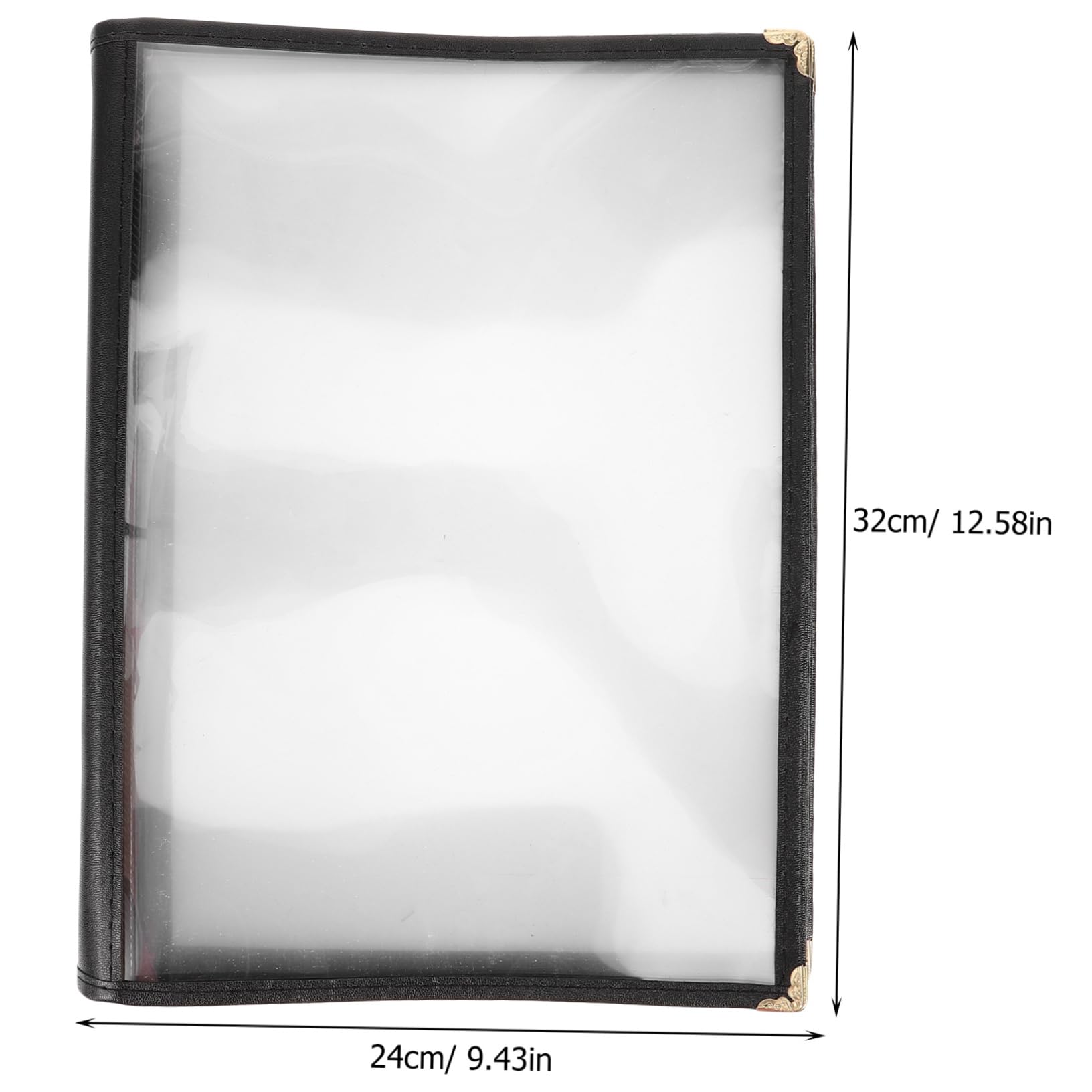 Cabilock PVC Menu Book Cover Restaurant Menu Display Holder A4 Protective Case Stylish Modern Protection