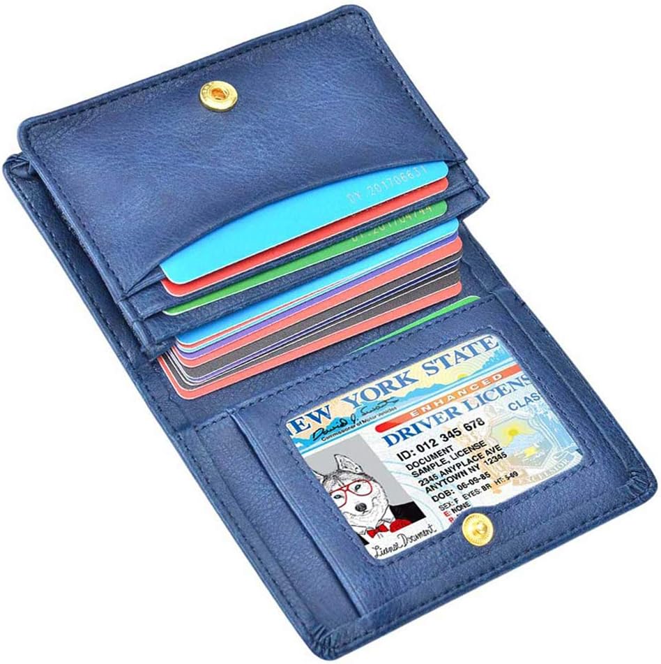 Women's Card Case Wallet Credit Card Holder Name Card Case Front Pocket Wallet for Ladies