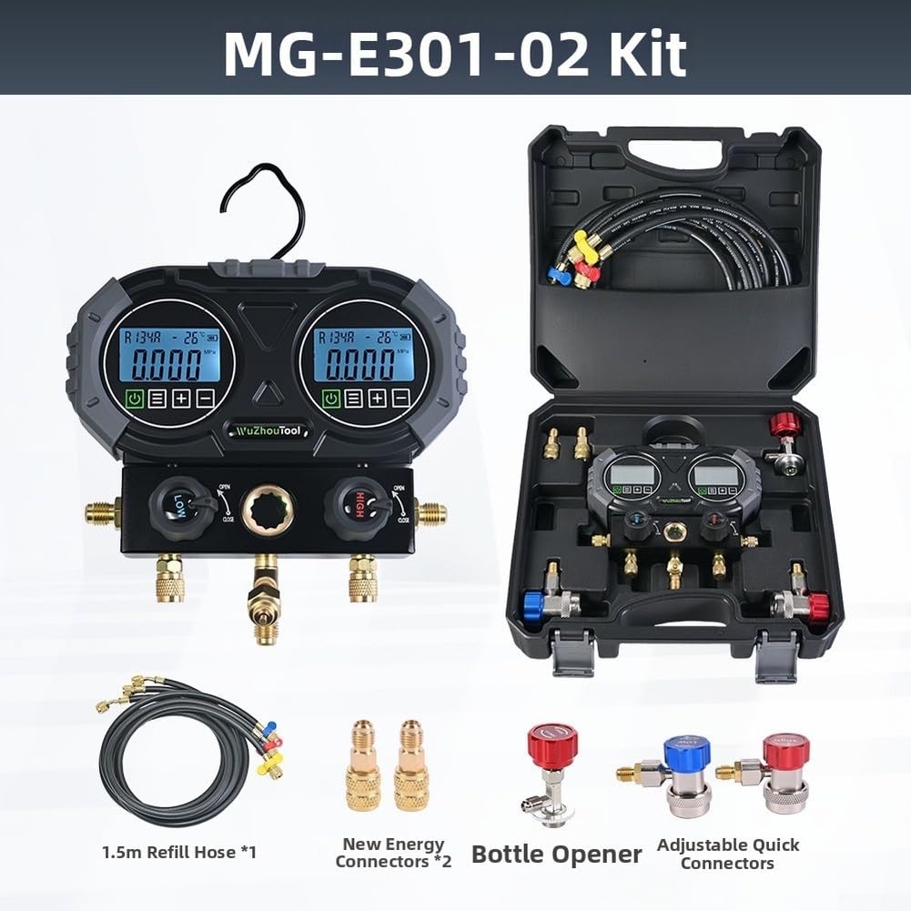 Manómetro digital HVAC 0-6000 kPa R410A para r32 Test Digital