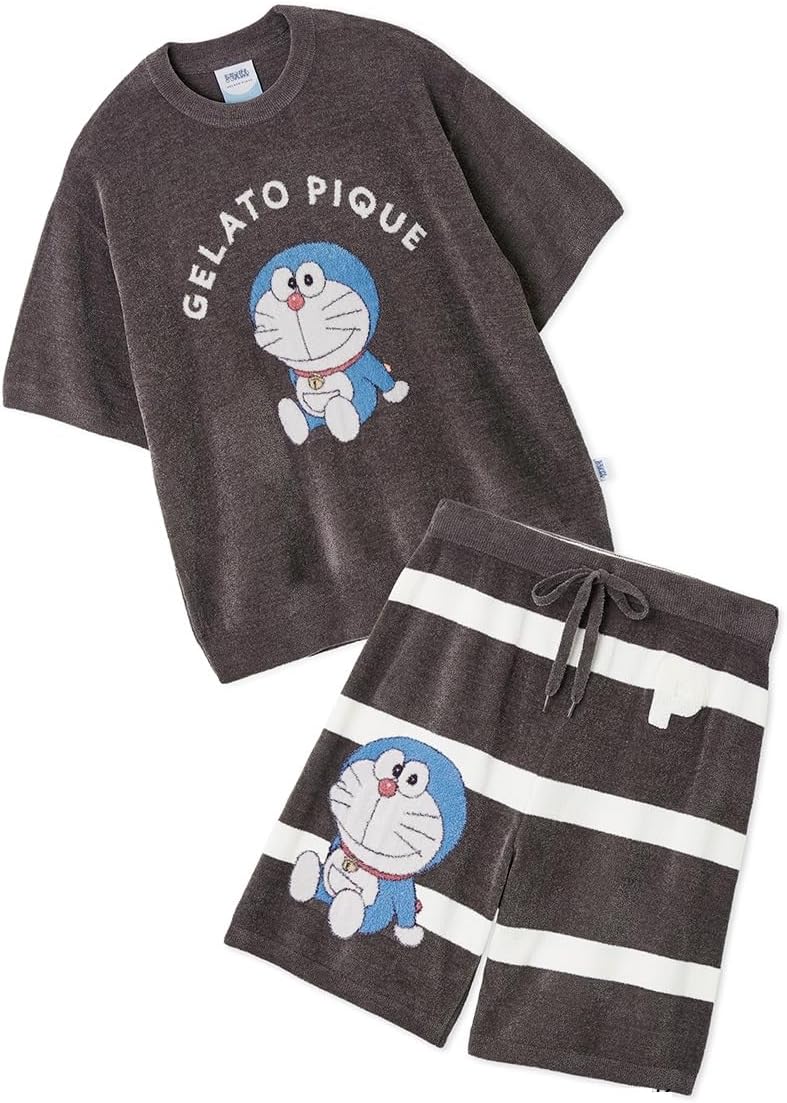 ジェラートピケ　ドラえもんジャガードプルオーバー　L gelato pique（ジェラートピケ）【CAT&DOG】【販路限定商品