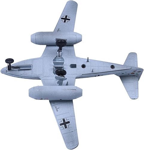 Miniatura 5 de Messerschmitt Me 262A Avión de ataque de combate Modelo de avión de metal 172 Modelos de avión militar Avión fundido a presión