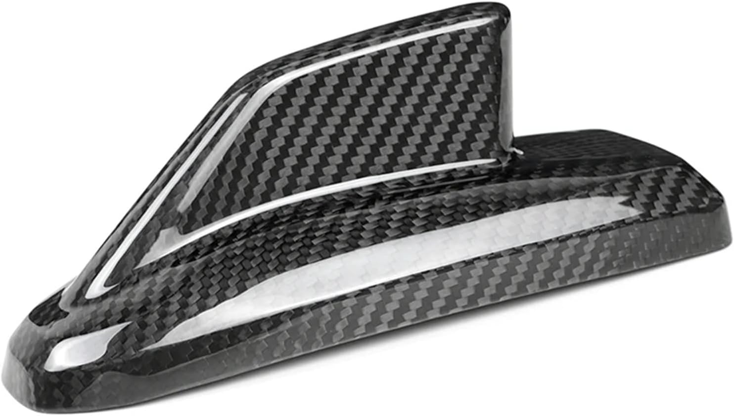 Car Carbon Fiber Roof Shark Cover Fin Shape Shell Trim Compatible with Chevy Silverado 2019-2022 1500/GMC Sierra 1500