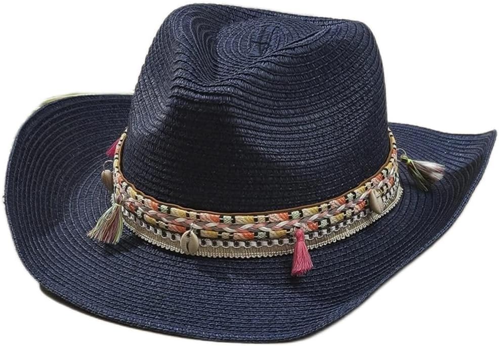 Women Tassel Cowboy Hat Floppy Beach Hats Hats Ladies HatSun Hat
