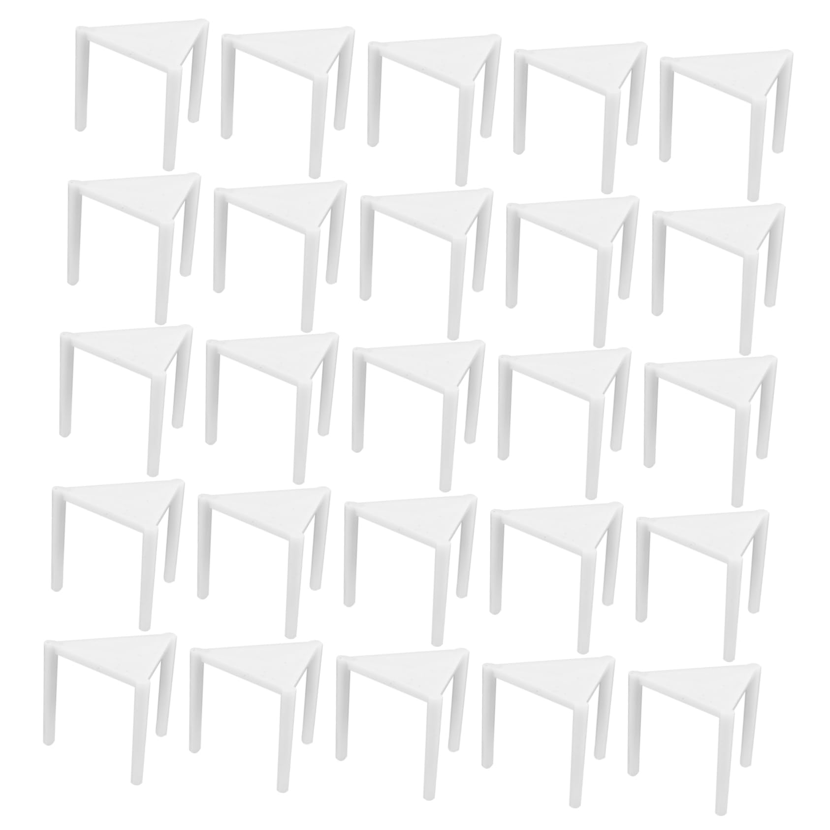Unomor Pizza Tripod Savers Set of 100 Plastic Pizza Spacers for Baking Supplies