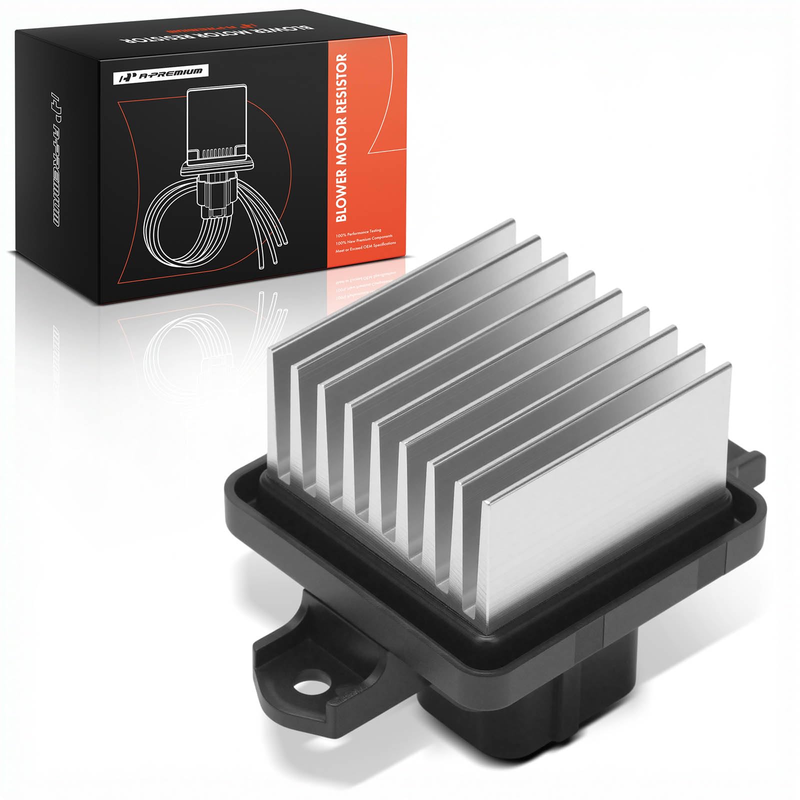 A-Premium Front HVAC Blower Motor Resistor with 3 Pins Connector