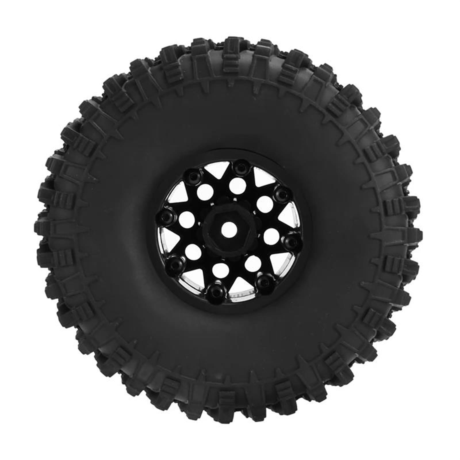 RC Ruote Gomma Compatibile Con Traxxas Per TRX4 D90 Per Axial Per SCX10 II III 1/10 RC Crawler Car 4 Pezzi 120 Mm 1.9 Beadlock Cerchione Pneumatico Set