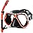 Greatever Dry Snorkel Set,Panoramic Wide View,Anti-Fog Scuba Diving Mask,Professional Snorkeling Gear for Kids